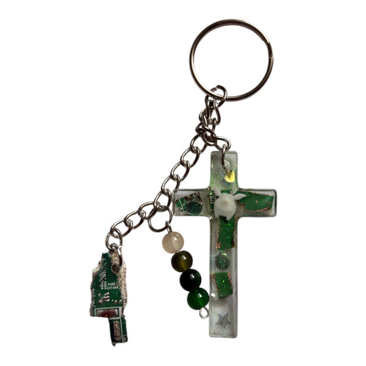 eTr@$H keychain-+Crøs$+